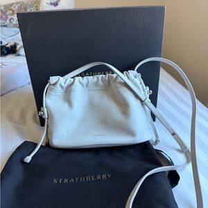 Strathberry Cream Crossbody Bag